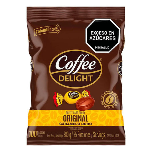 Coffee Delight 100% Colombian Coffee Hard Candy, 100 Units