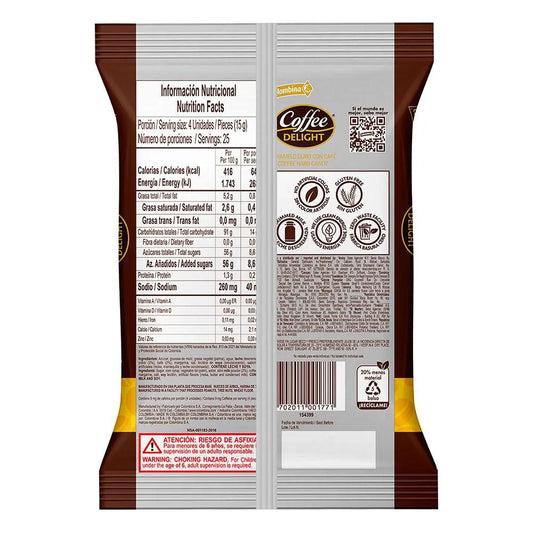 Coffee Delight 100% Colombian Coffee Hard Candy, 100 Units