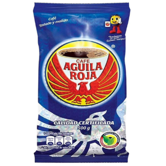 Café Aguila Roja Ground Colombian Coffee – 17.63 oz (500 g)